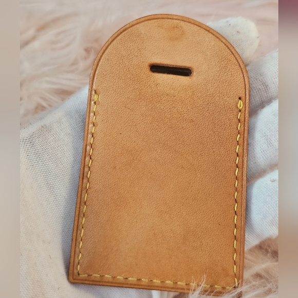 Louis Vuitton Set Vachetta Vintage Luggage Tag & Handle Strap X 2✨ - Picture 15 of 16